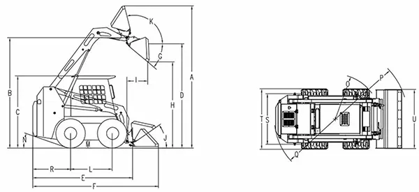 Chargeuse compacte sur pneus JC50D