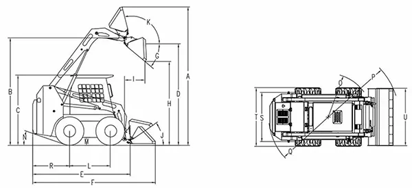 Chargeuse compacte sur pneus JC60